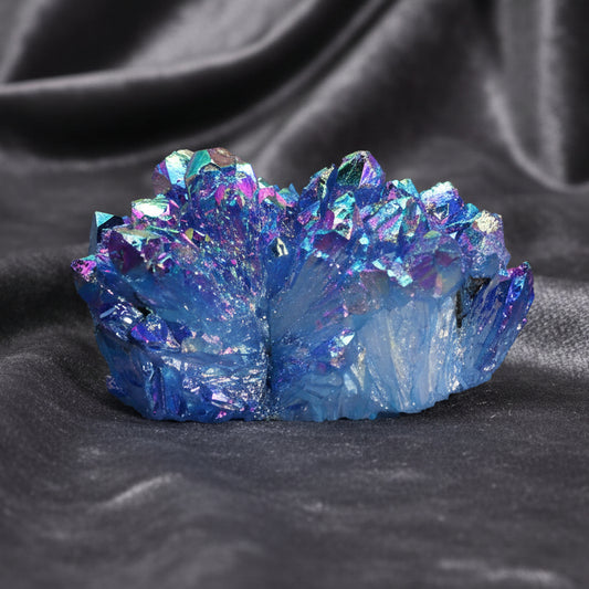 Med Enhanced Quartz - Aura Aqua Halo Quartz