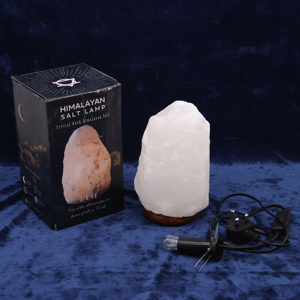 Crystal Rock Himalayan Salt Lamp - & Base apx 3-5kg