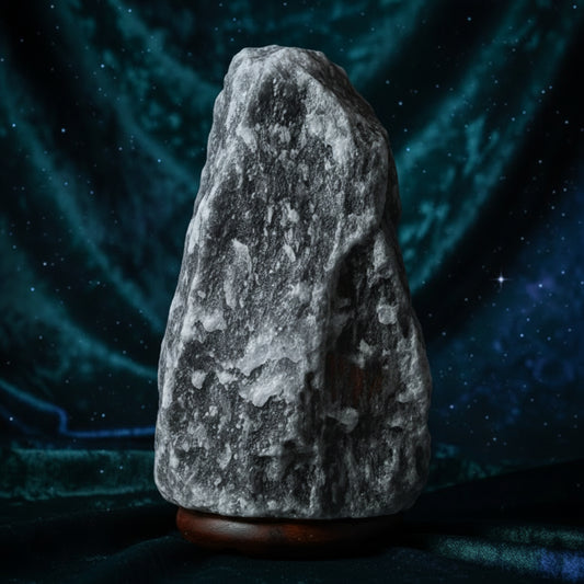 Grey Himalayan Natural Salt Lamp - 3-5kg