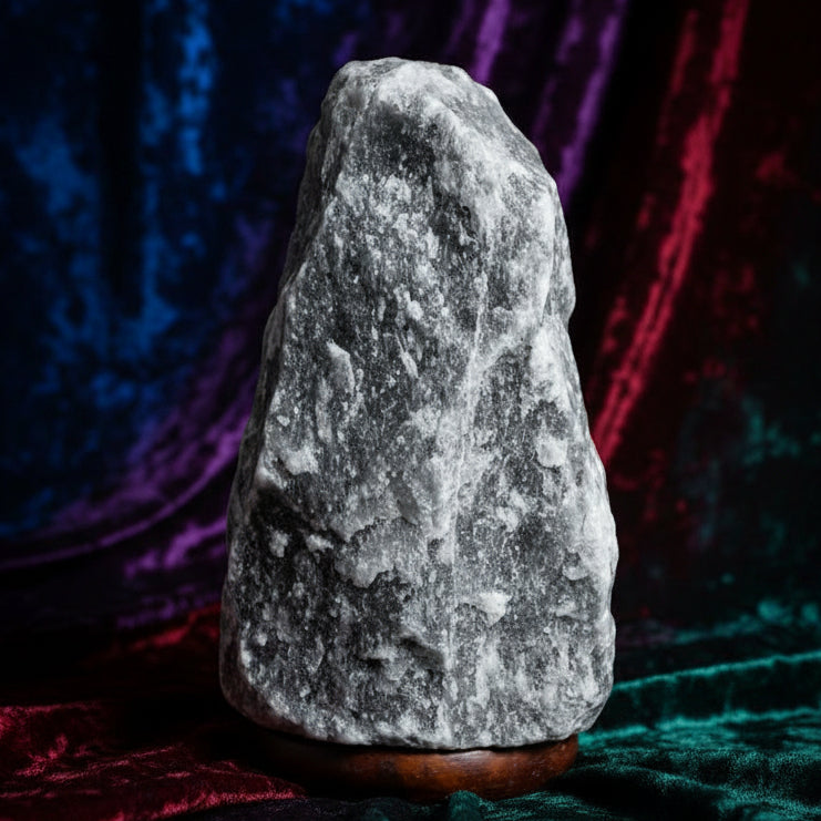 Grey Himalayan Salt Lamp - 1.5 - 2kg