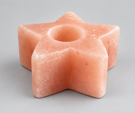 Salt Candle Holder - Star