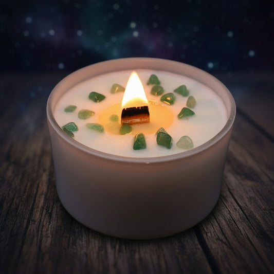 Chakra Crystal Candles - Throat Chakra