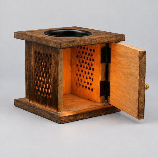 Large Mango Box Burner - Tree of life