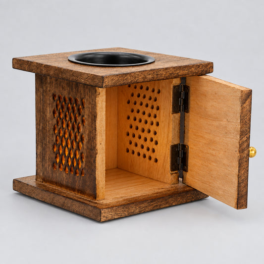 Large Mango Box Burner - Elephant