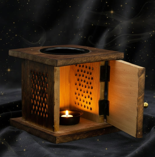 Large Mango Box Burner - Buddha
