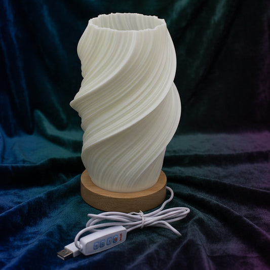 New Wave Lamp - USB - 3 settings - Cloud Twisted