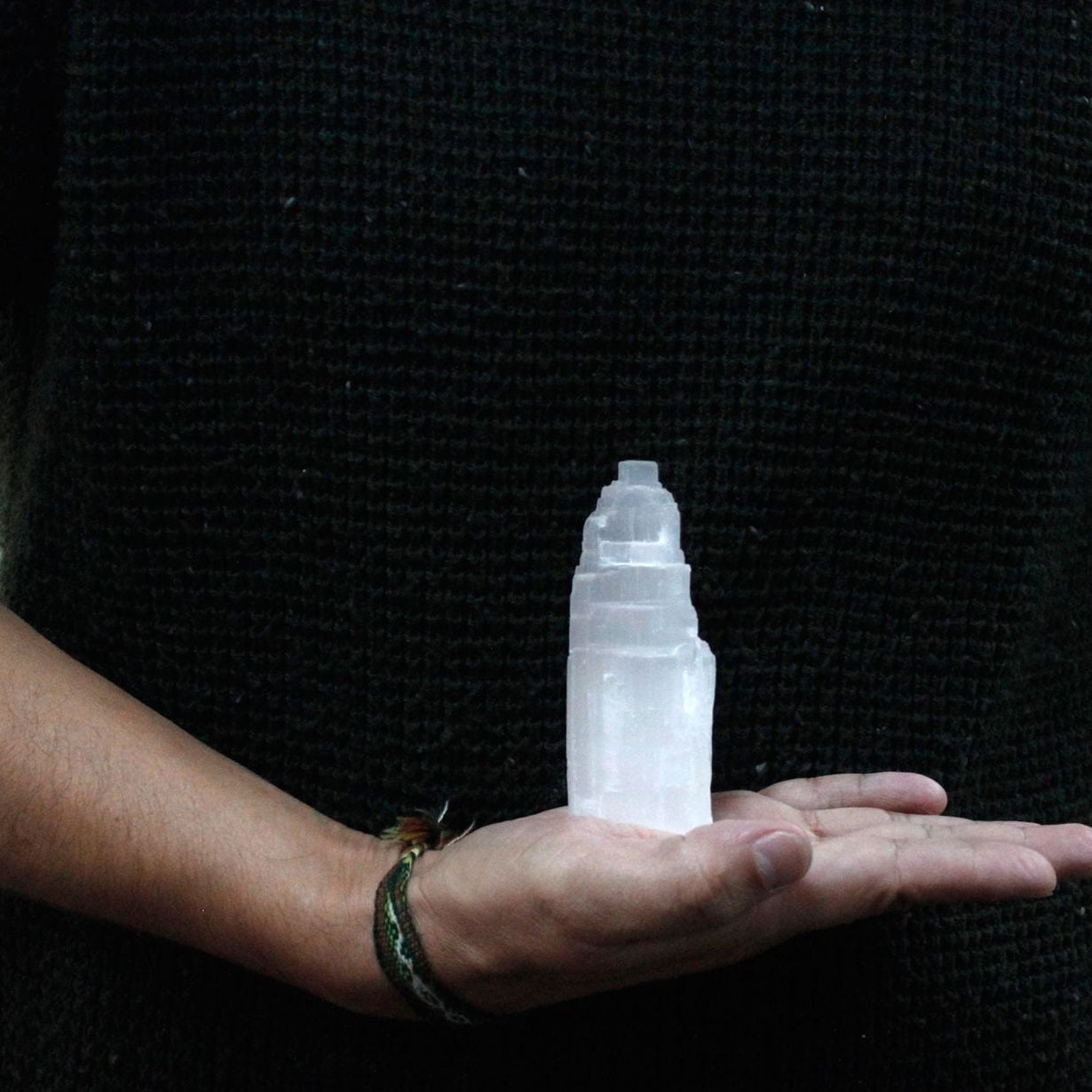 Natural Selenite Tower - 10 cm