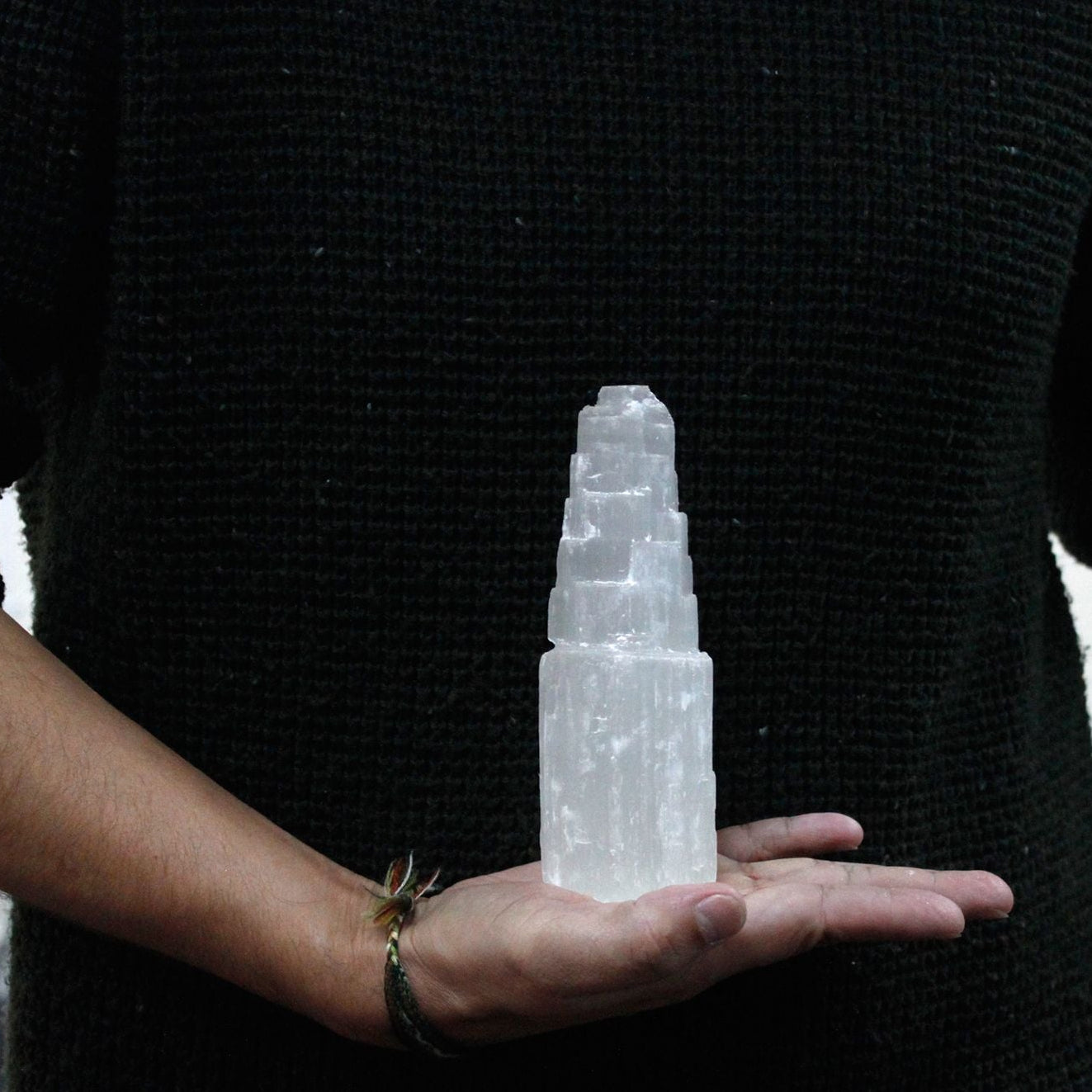 Natiural Selenite Tower - 15 cm