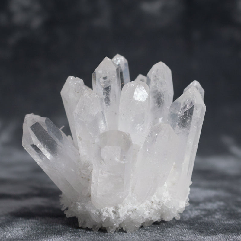 Crafted Quartz Cluster - Clear Quartz