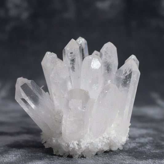 Crafted Quartz Cluster - Clear Quartz