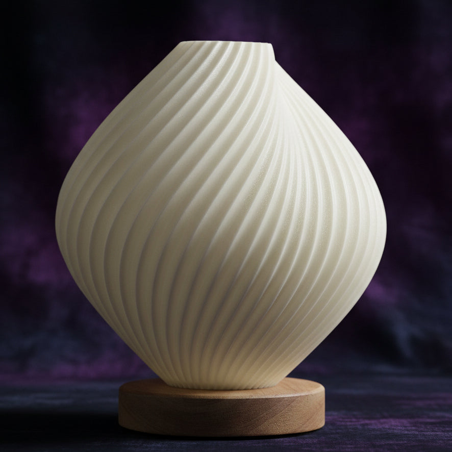 New Wave Lamp - USB - 3 settings - Shell Twisted