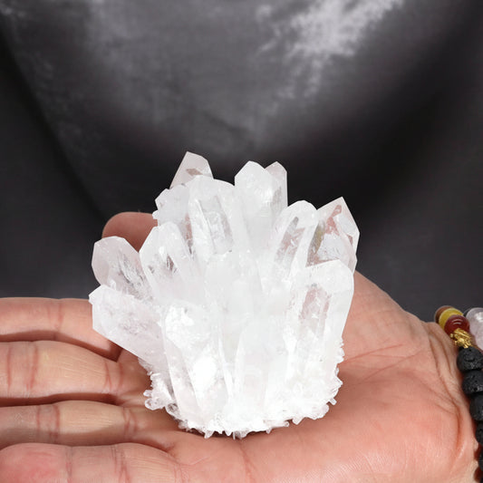 Crafted Quartz Cluster - Clear Quartz