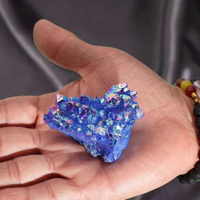 Med Enhanced Quartz - Aura Aqua Halo Quartz