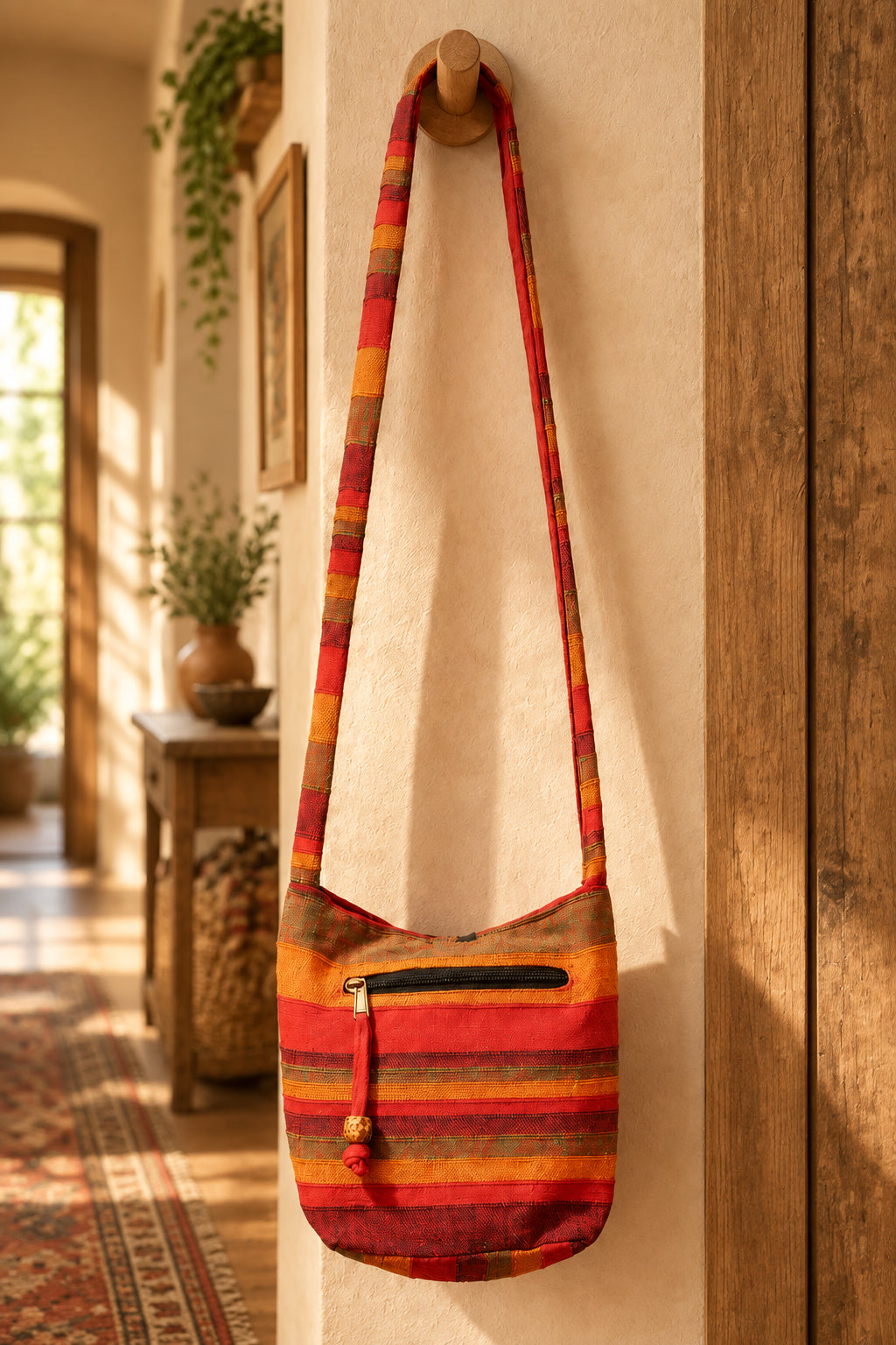Nepal Sling Bag - Sunrise Orange