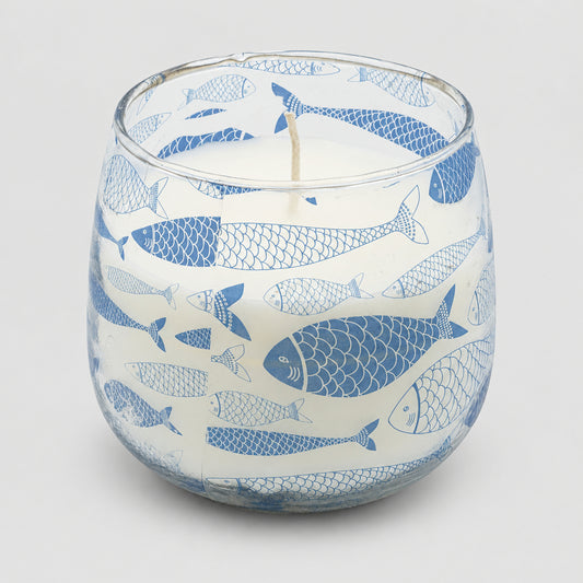 Medium Glass Jar Candles - Seabreeze