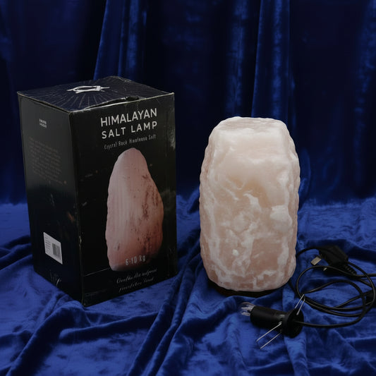 Crystal Rock Himalayan Salt Lamp - & Base apx 8-10kg
