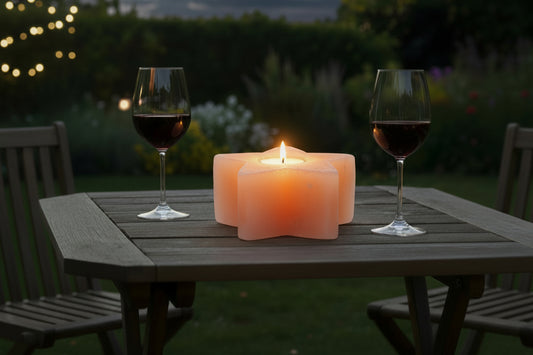 Salt Candle Holder - Star