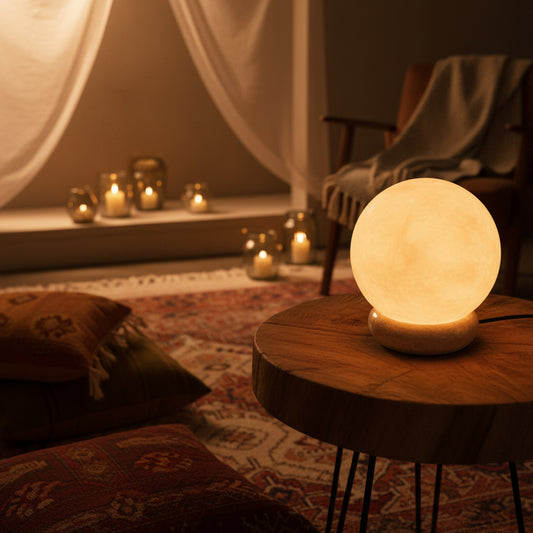 Quality USB Ball Salt Lamp - 8 cm (multi)