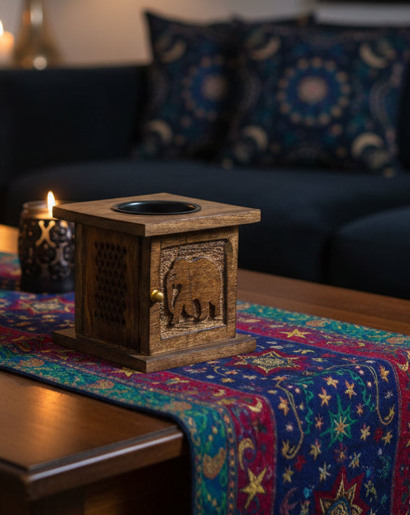 Large Mango Box Burner - Elephant