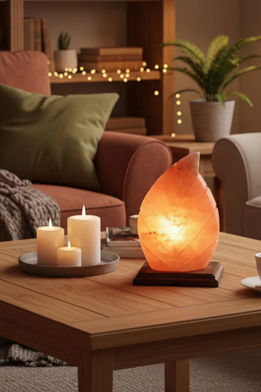 Shape Salt Lamp - Fern
