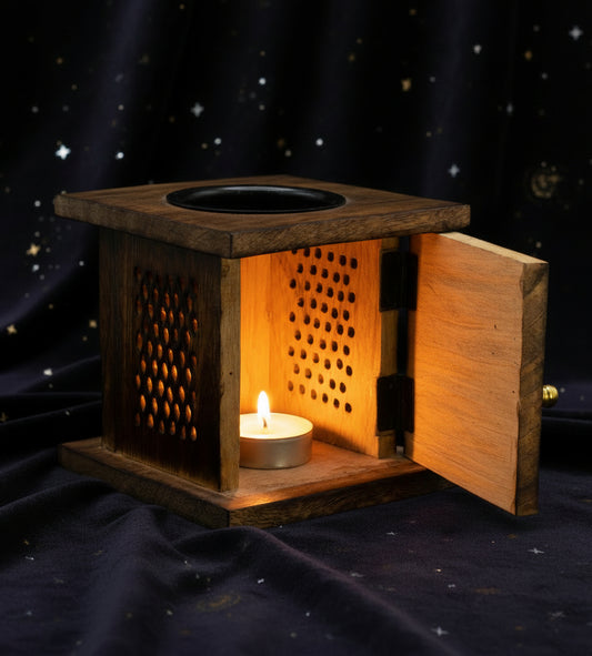 Large Mango Box Burner - Tree of life