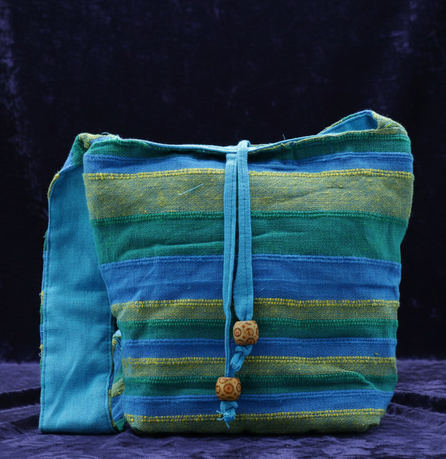 Nepal Sling Bag - Spring Meadows Green & Blue