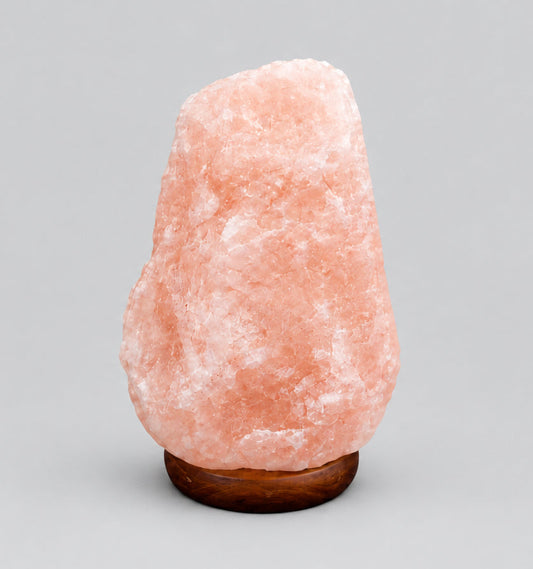 Crystal Rock Himalayan Salt Lamp - & Base apx 2-3kg