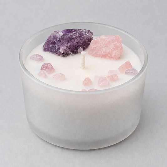 Chakra Crystal Candles - Third Eye Chakra