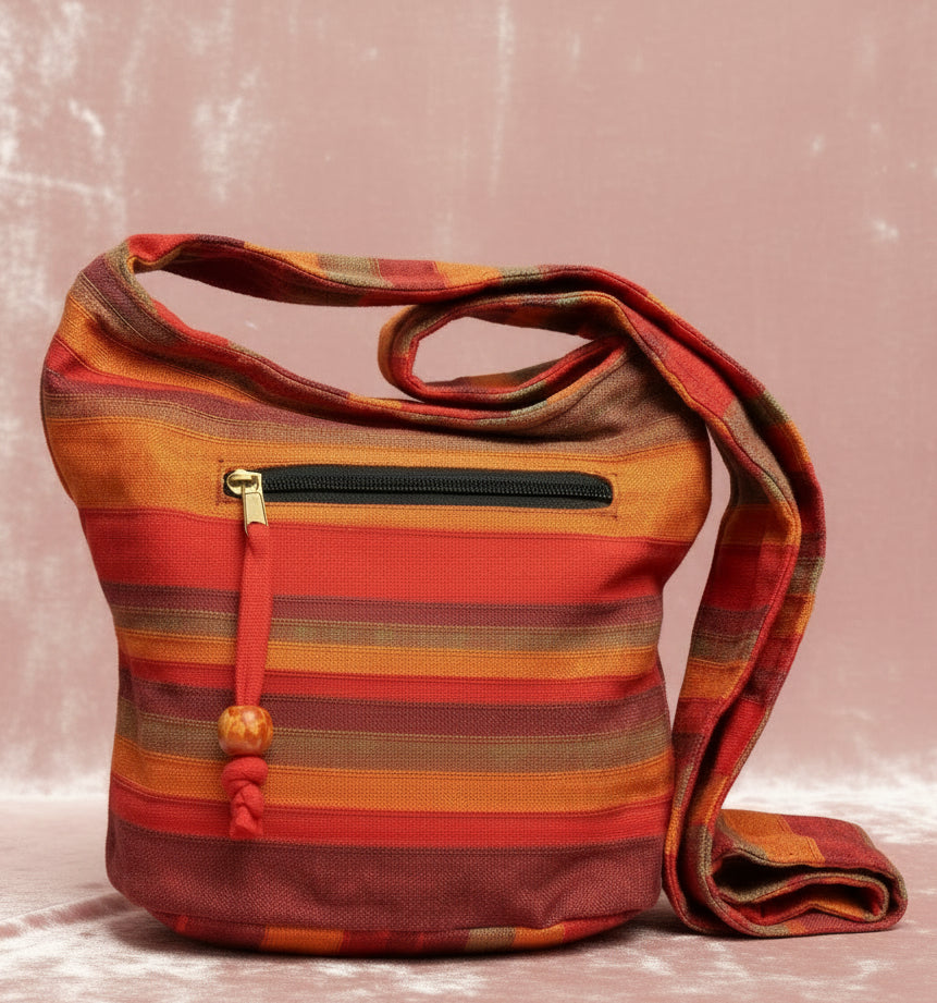Nepal Sling Bag - Sunrise Orange