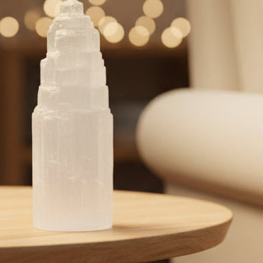 Natural Selenite Tower - 10 cm