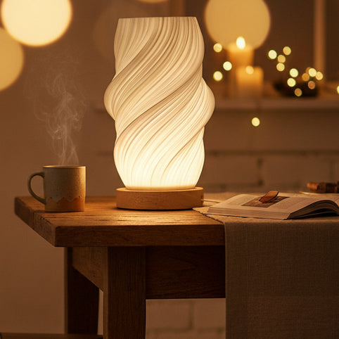New Wave Lamp - USB - 3 settings - Cloud Twisted
