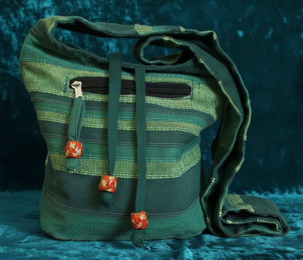 Nepal Sling Bag - Forest Green