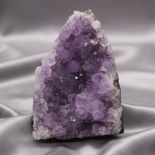 Medium Natural High Grade Amethyst Standing Cluster (approx 350-450gms 7.5-10cm)