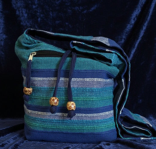 Nepal Sling Bag - Blue Rivers