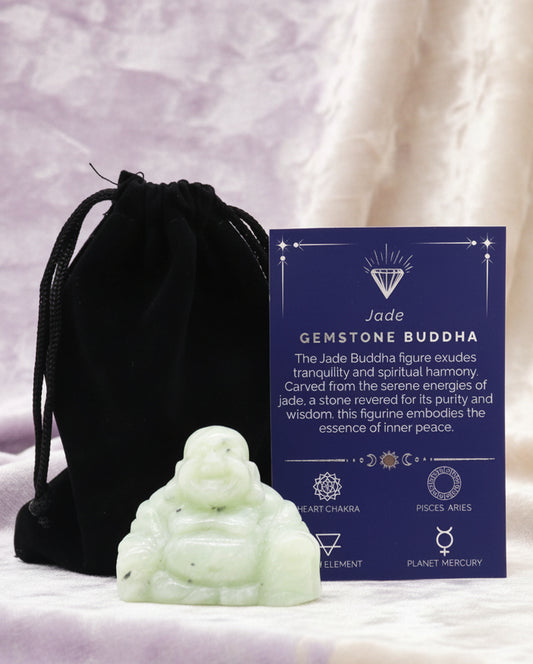 Gemstone Large Buddha - Jade