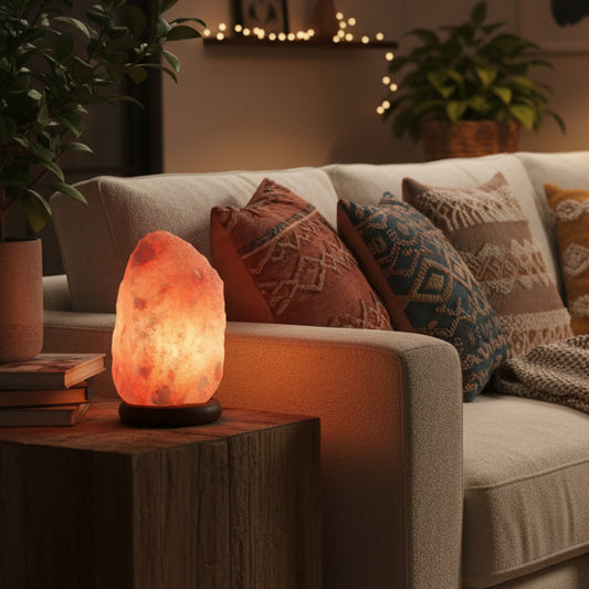 Quality Natural Salt Lamp - & Base apx 2-3kg