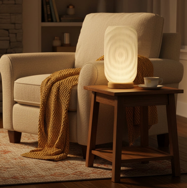 New Wave Lamp - USB - 3 settings - Modern Twisted