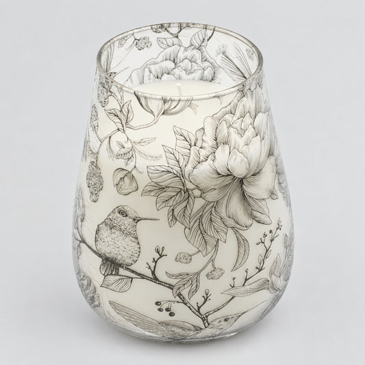 Tall Glass Jar Candles - Drawn by Flame