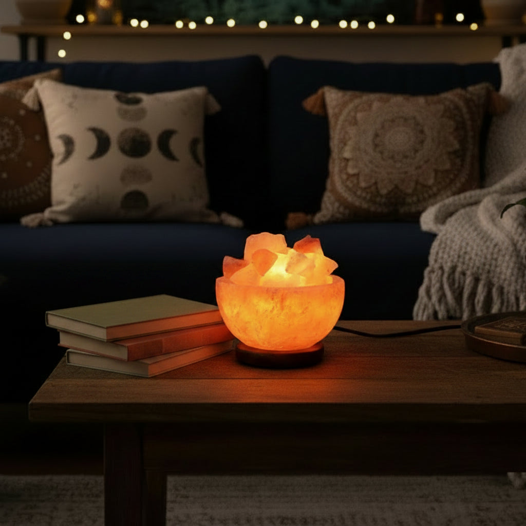 Salt Fire Bowl and Chunks - 15cm x 9cm