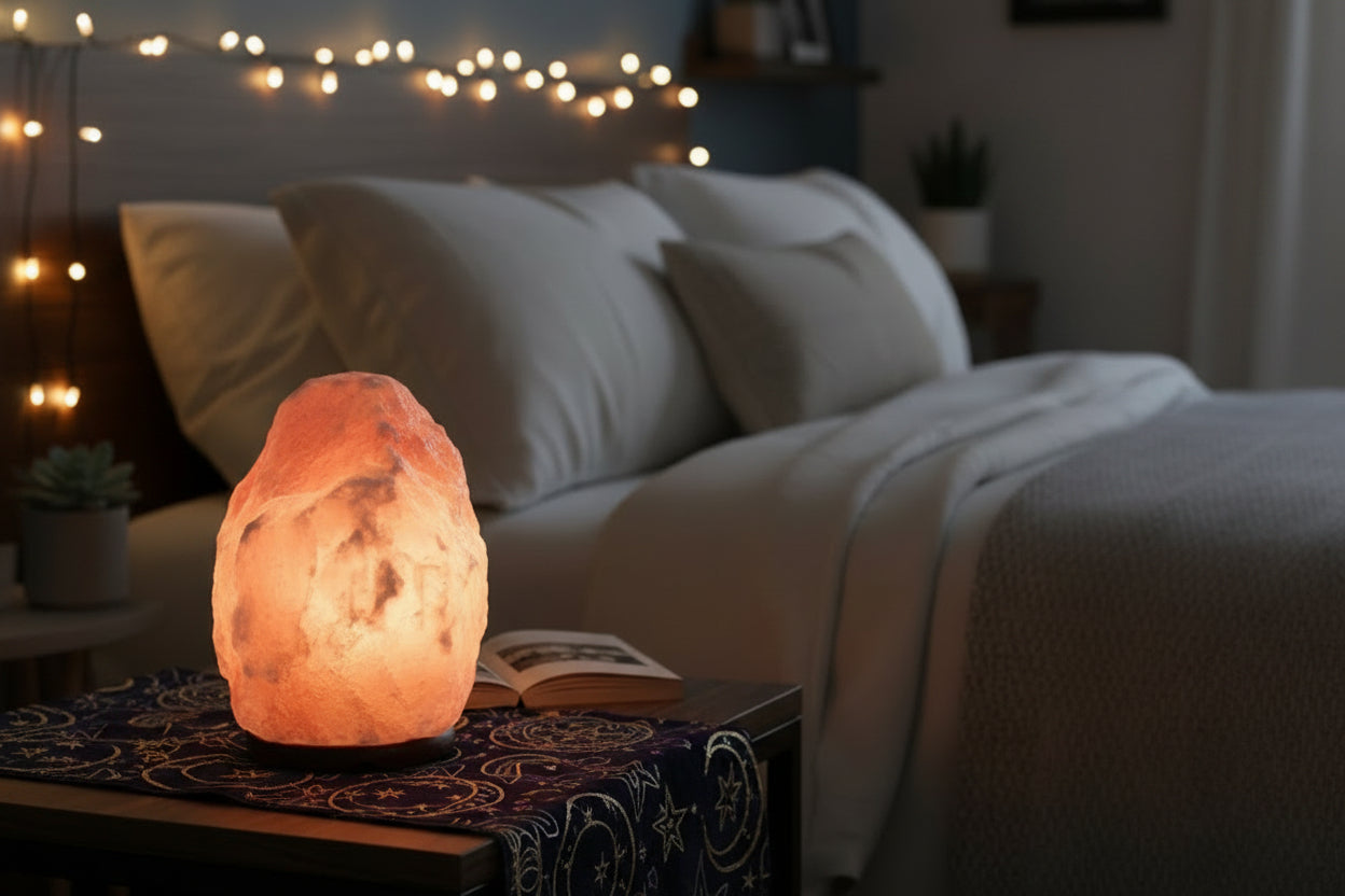 Quality Natural Salt Lamp - & Base apx 3-5kg