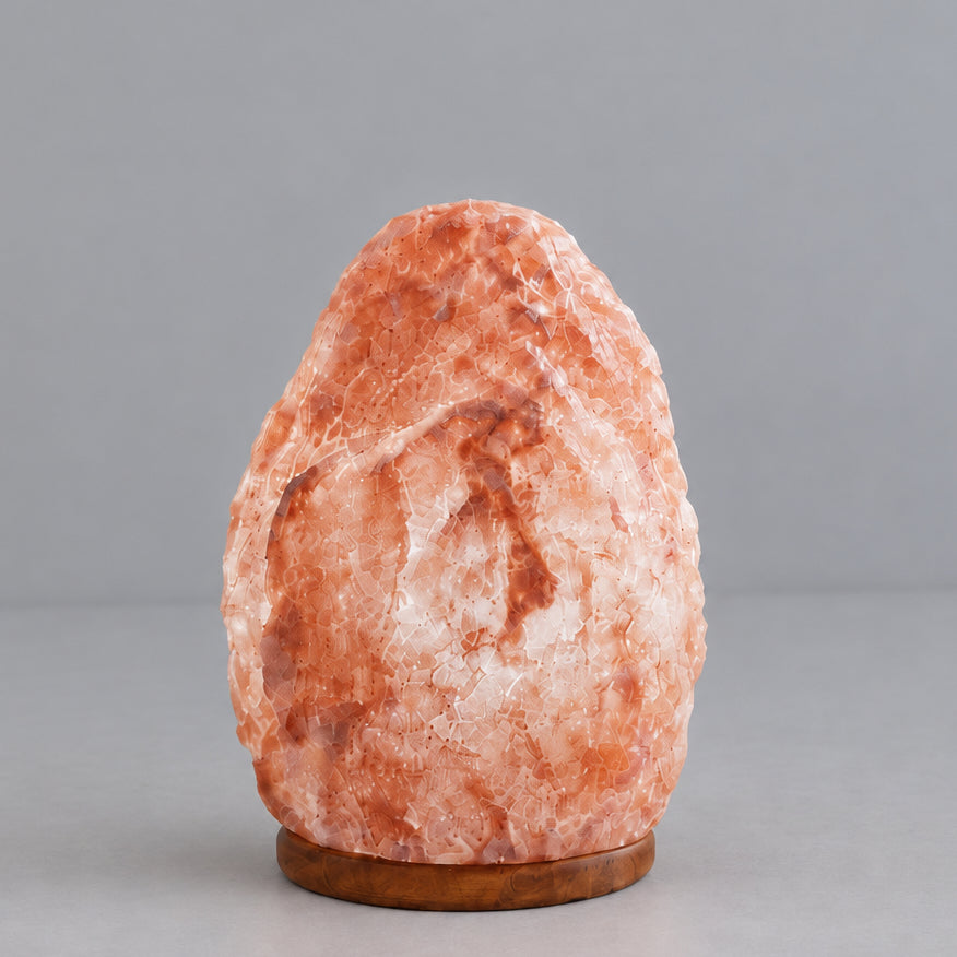 Quality Natural Salt Lamp - & Base apx 3-5kg