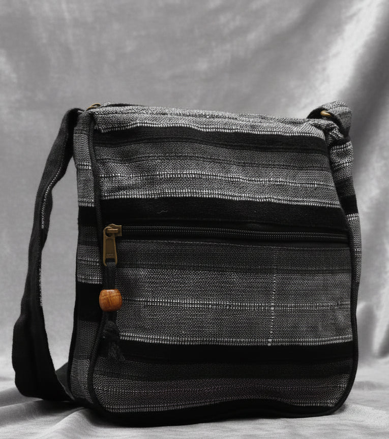 Lrg Nepal Sling Bag  (Adjustable Strap) - Mountain Granite