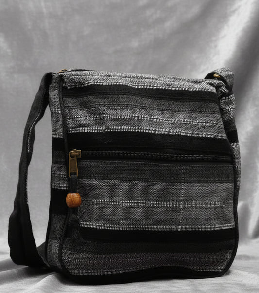 Lrg Nepal Sling Bag  (Adjustable Strap) - Mountain Granite