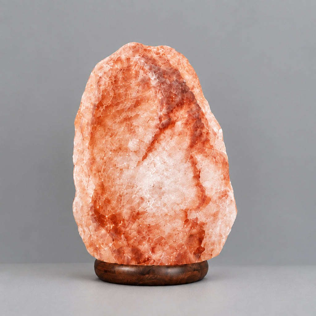 Quality Natural Salt Lamp - & Base apx 8-10kg