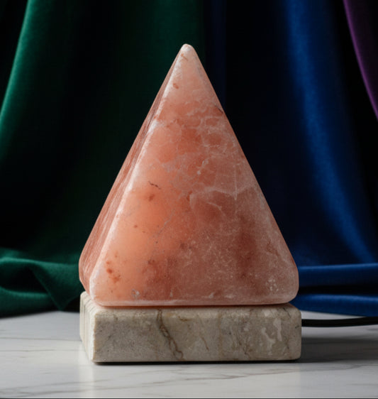 Quality USB Pyramid Salt Lamp - 9 cm (single)