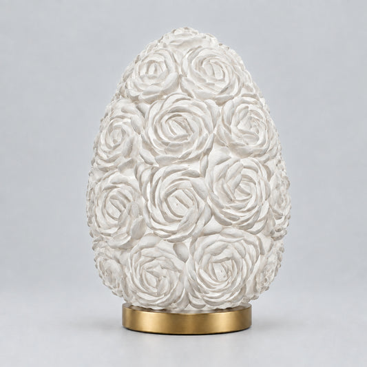 Boho Sea Shell Lamp - Rose Oval - 20cm