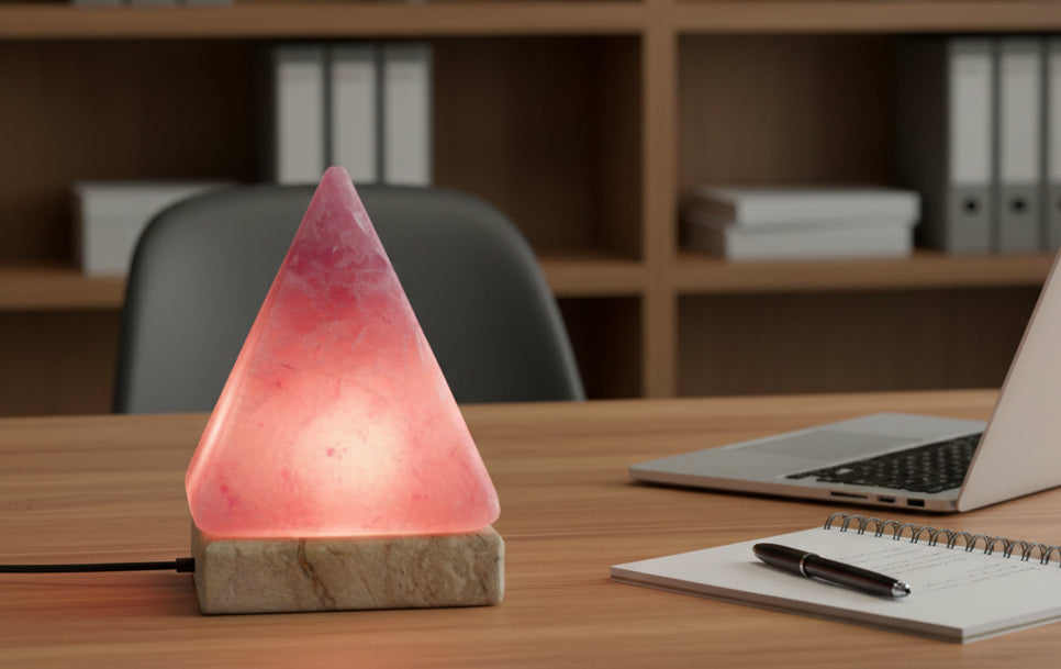 Quality USB Pyramid Salt Lamp - 9 cm (multi)