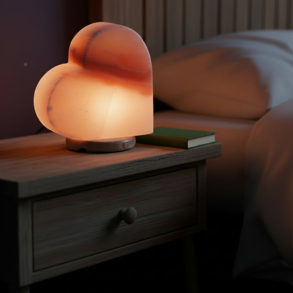 Crafted Salt lamp - Heart