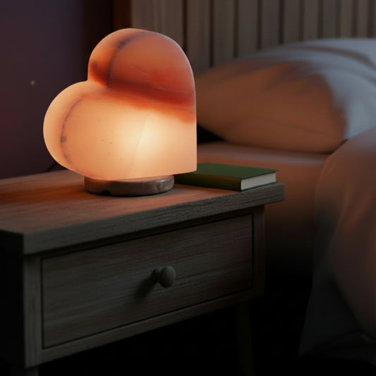 Crafted Salt lamp - Heart